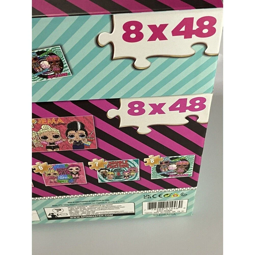 Girls LOL Surprise Dolls 8-Puzzle Pack 48 Pieces Per Puzzle - New